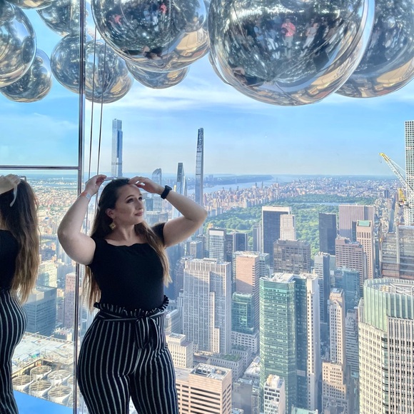 Striped jumpsuit - Picture 2 of 4